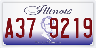 IL license plate A379219