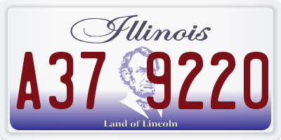 IL license plate A379220