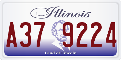 IL license plate A379224