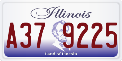 IL license plate A379225