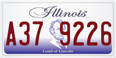 IL license plate A379226