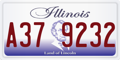 IL license plate A379232