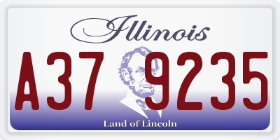 IL license plate A379235