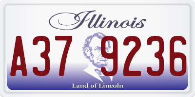 IL license plate A379236