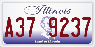 IL license plate A379237
