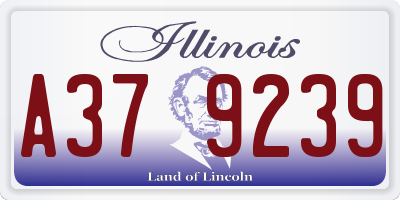 IL license plate A379239