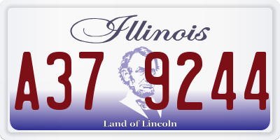 IL license plate A379244