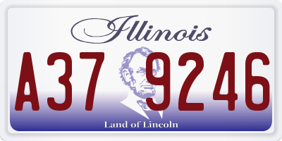 IL license plate A379246