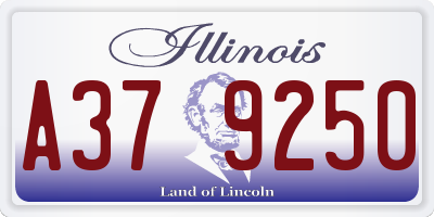 IL license plate A379250
