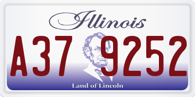 IL license plate A379252