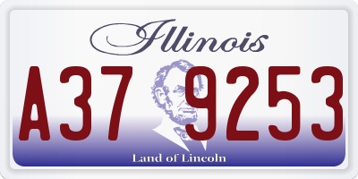 IL license plate A379253