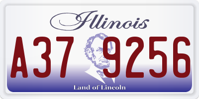 IL license plate A379256
