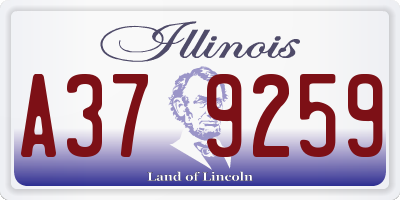 IL license plate A379259