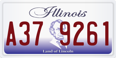 IL license plate A379261