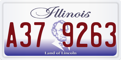IL license plate A379263