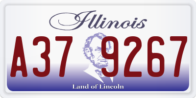 IL license plate A379267
