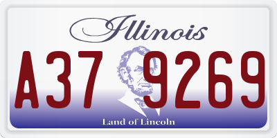 IL license plate A379269