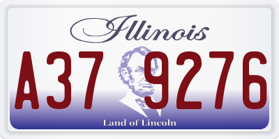 IL license plate A379276