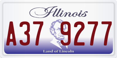 IL license plate A379277