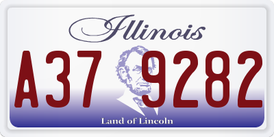 IL license plate A379282