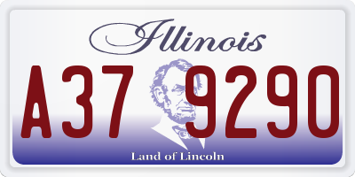 IL license plate A379290