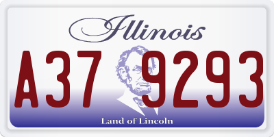 IL license plate A379293
