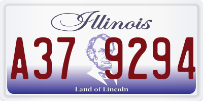 IL license plate A379294