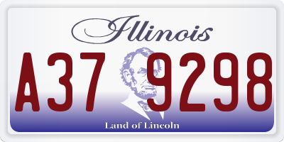 IL license plate A379298