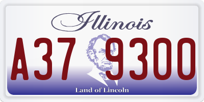 IL license plate A379300