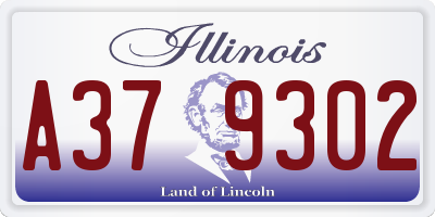 IL license plate A379302