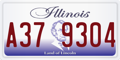 IL license plate A379304
