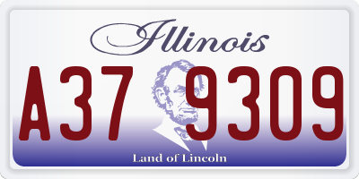 IL license plate A379309