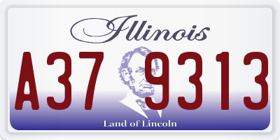IL license plate A379313