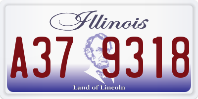 IL license plate A379318