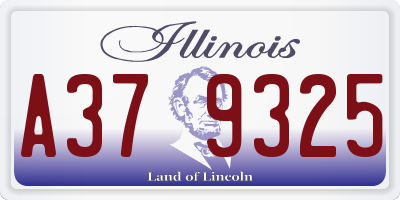 IL license plate A379325