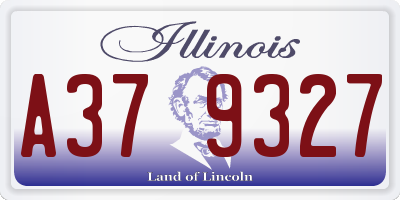 IL license plate A379327