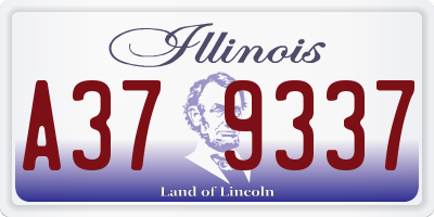 IL license plate A379337