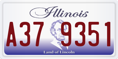 IL license plate A379351