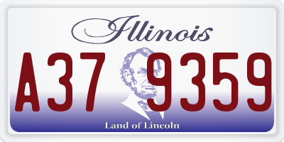 IL license plate A379359