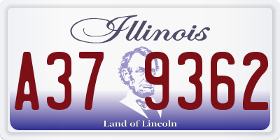 IL license plate A379362