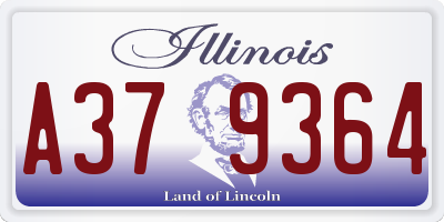 IL license plate A379364