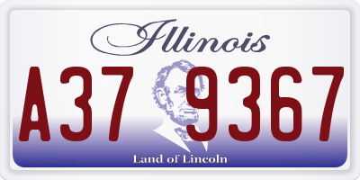 IL license plate A379367