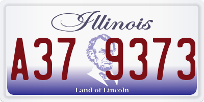 IL license plate A379373