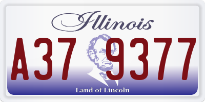 IL license plate A379377