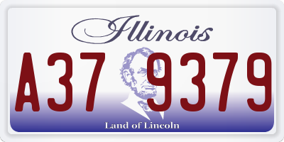 IL license plate A379379