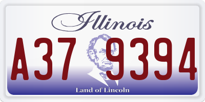 IL license plate A379394