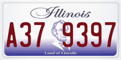 IL license plate A379397