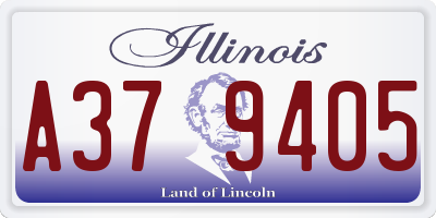 IL license plate A379405