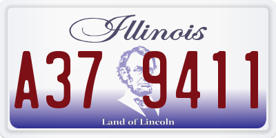 IL license plate A379411