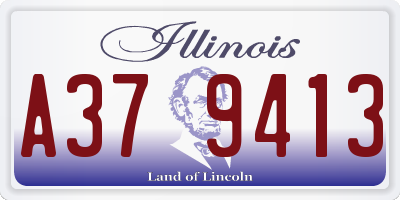 IL license plate A379413